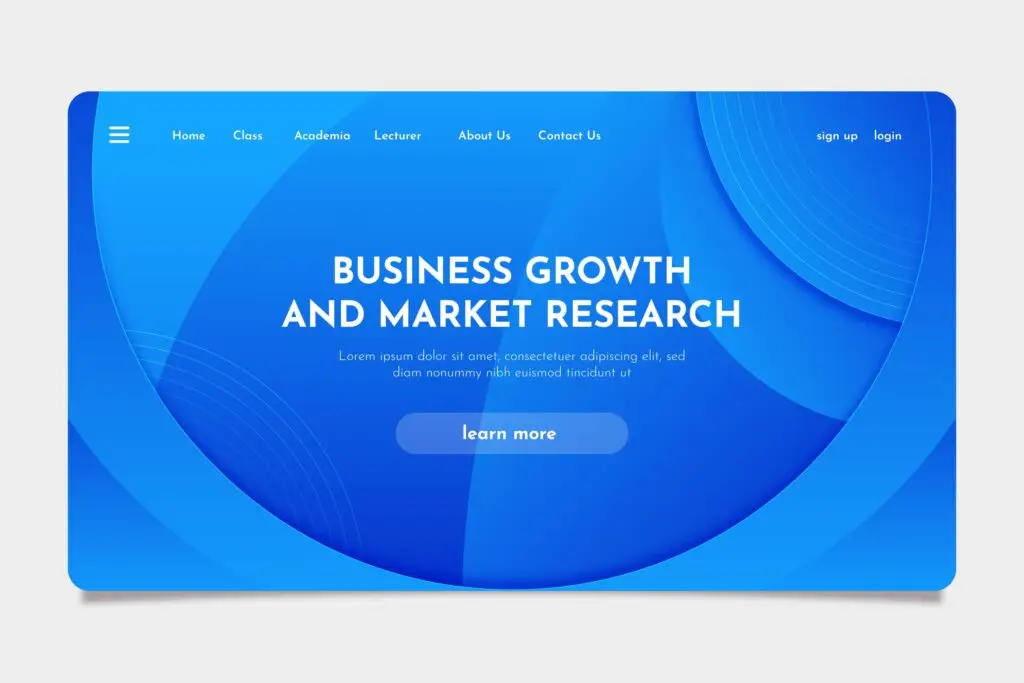 homepage vs landing page